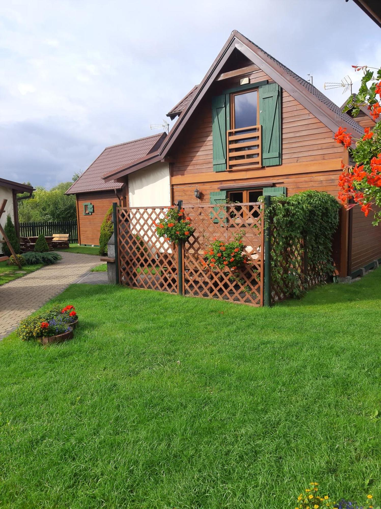 Apartamentowe Domki Drewniane Colorado Villa Karwia Exterior foto